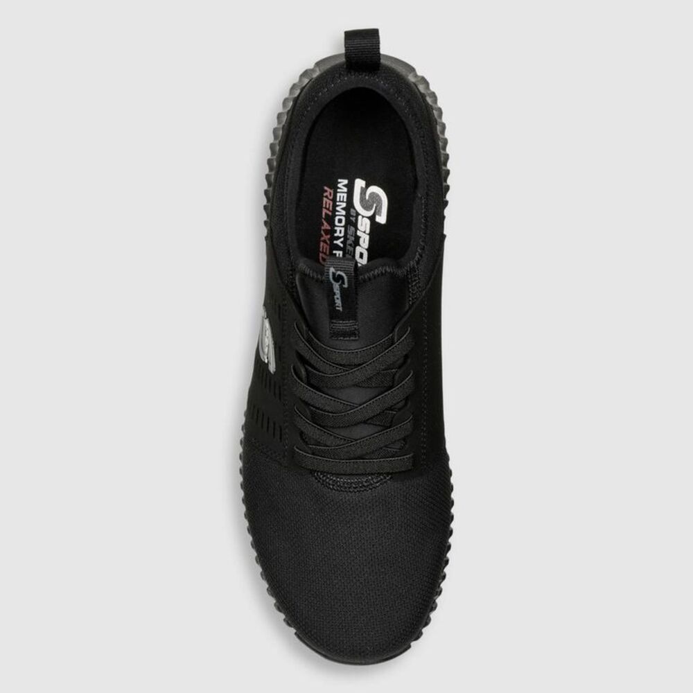 S Sport By Skechers Men's Brennen 2.0 Slip-On Sneakers - Black Size 10 - Picture 3 of 4